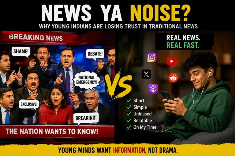 Young Indians losing trust in traditional news channels